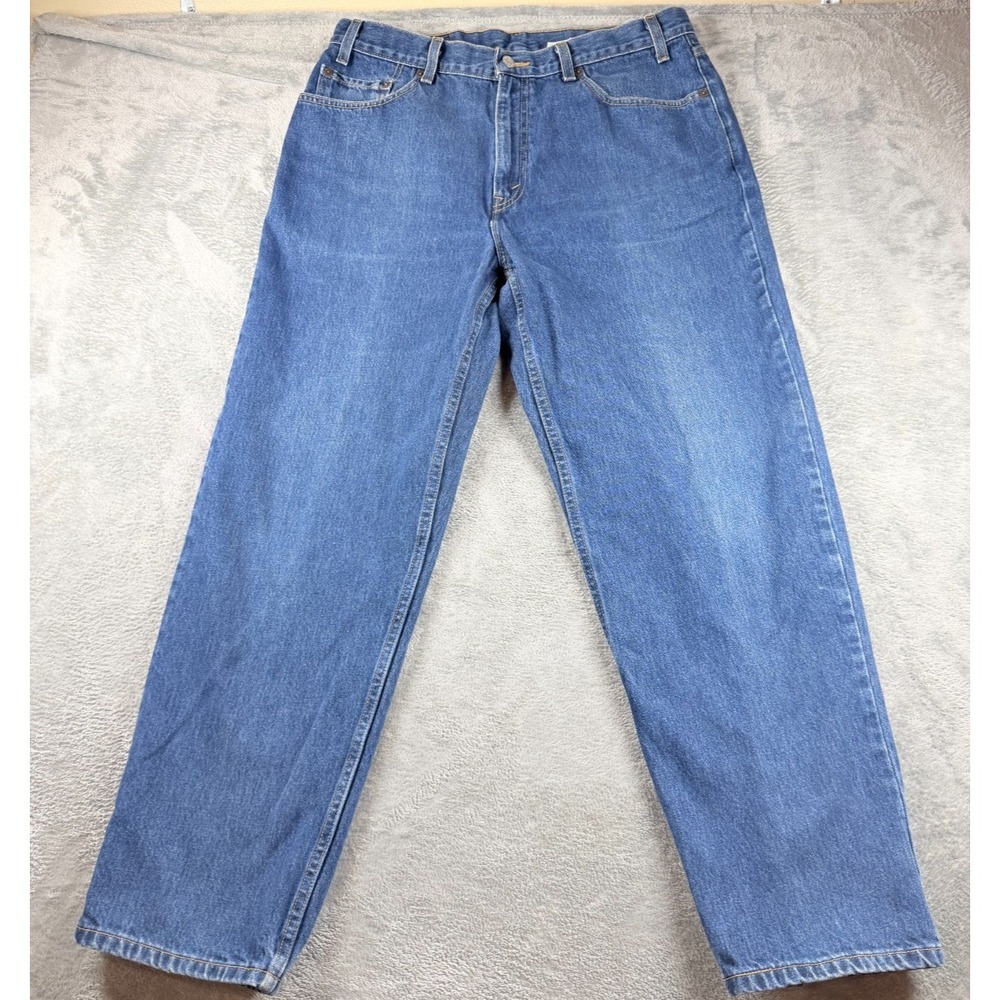 Vtg Levi's Relaxed Straight Leg Jeans 36x30 Blue Denim